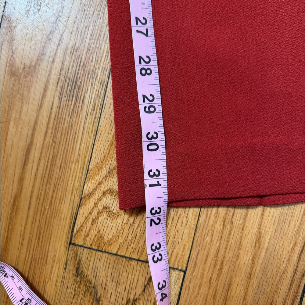 NWOT Le Suit Classic Burnt Orange Pantsuit - Picture 7 of 8